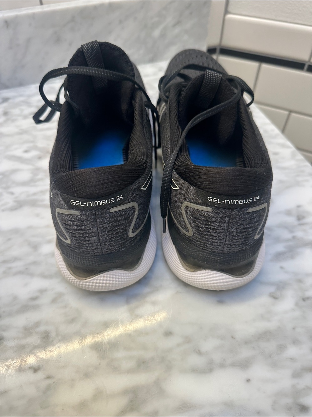 ASICS Black Running Shoes - worn a few times - Picture 5 of 14